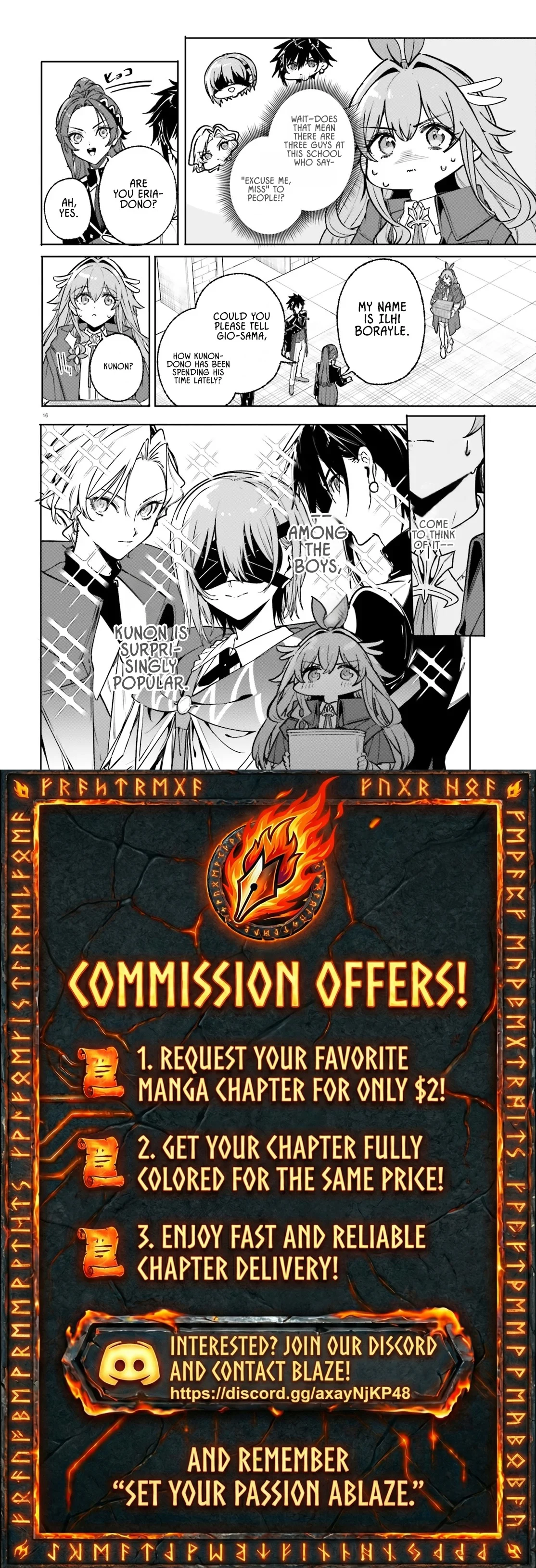 Kunon the Sorcerer Can See Chapter 45.1 page 16 - 