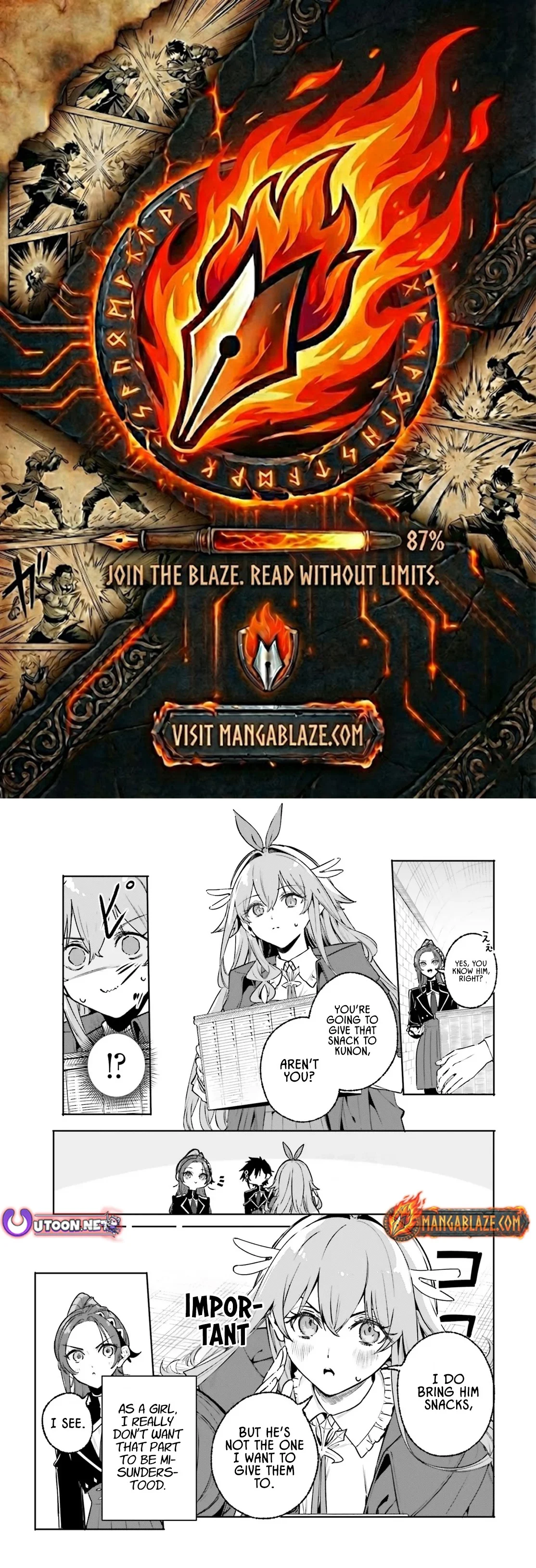 Kunon the Sorcerer Can See Chapter 45.2 page 1 - 