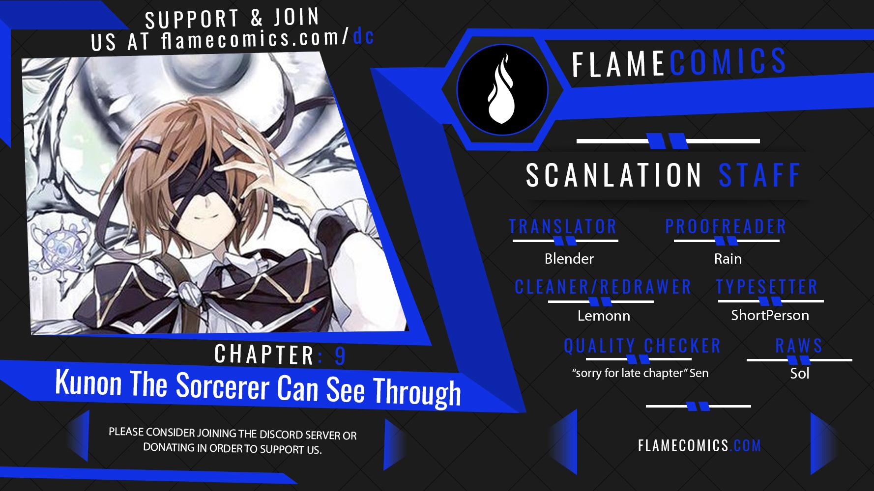 Kunon the Sorcerer Can See Chapter 9 page 1 - 