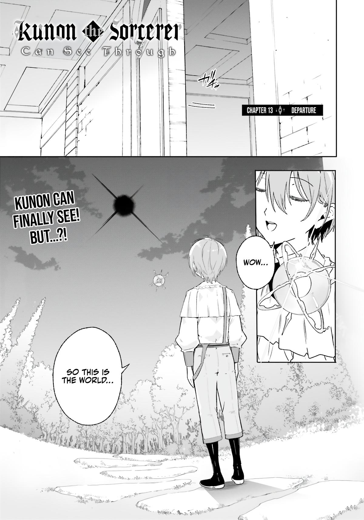 Kunon the Sorceror Can See Chapter 13 page 2 - 