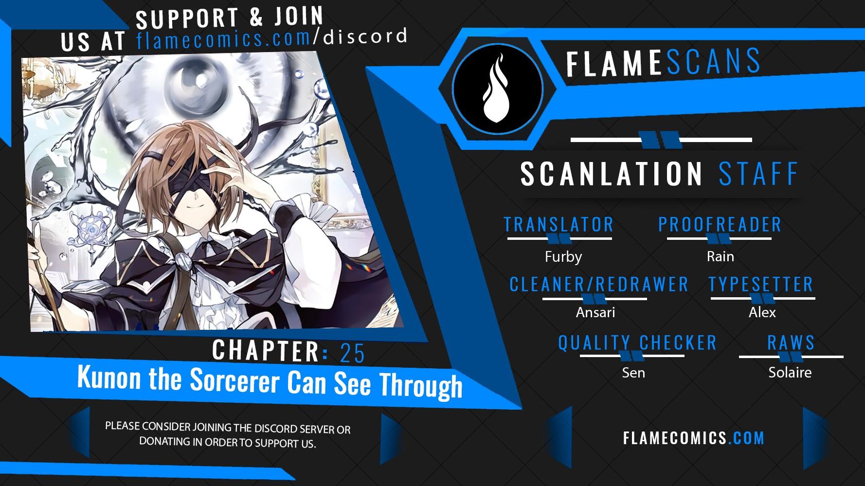 Kunon the Sorceror Can See Chapter 25 page 1 - 