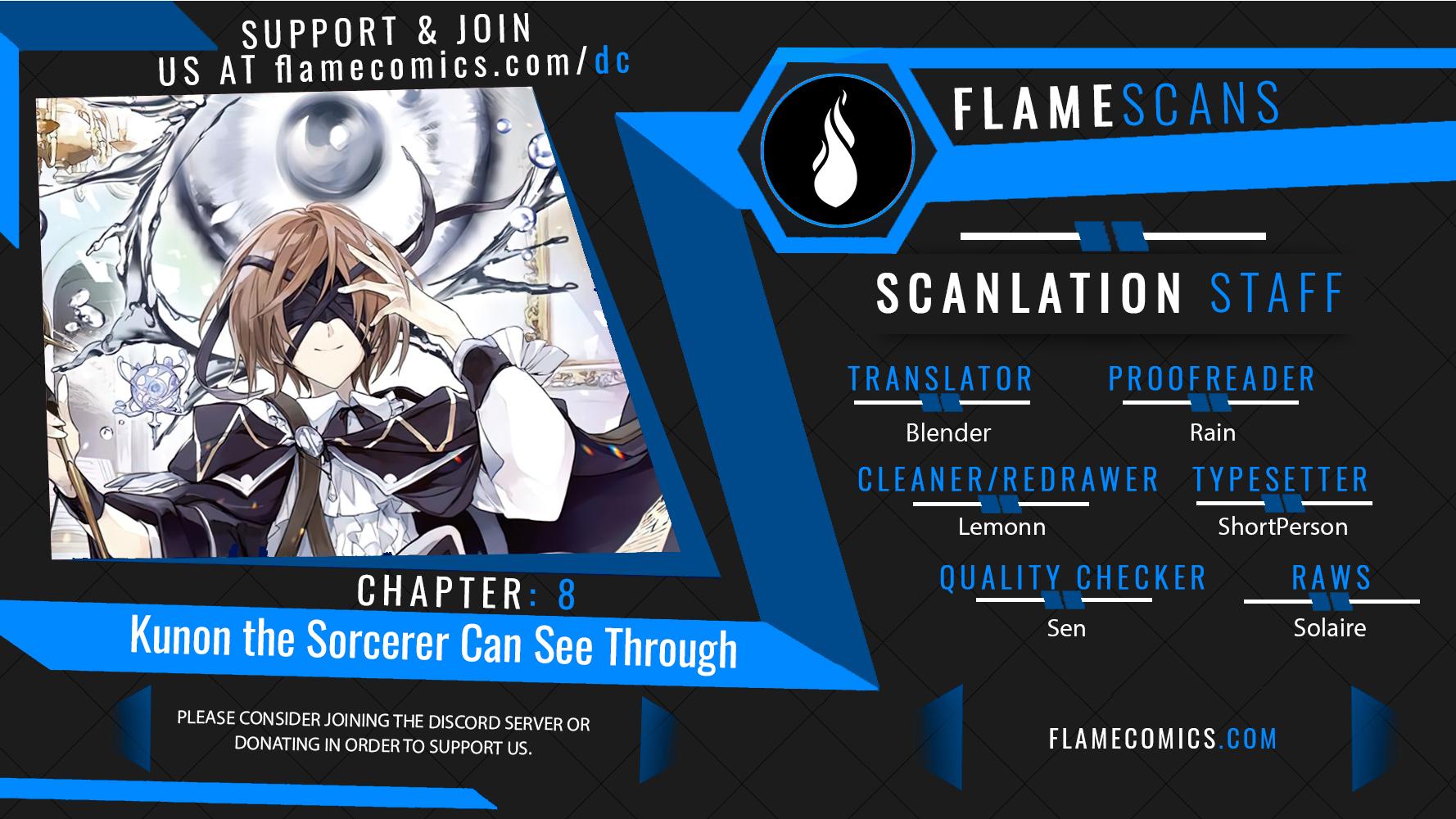 Kunon the Sorceror Can See Chapter 8 page 1 - 