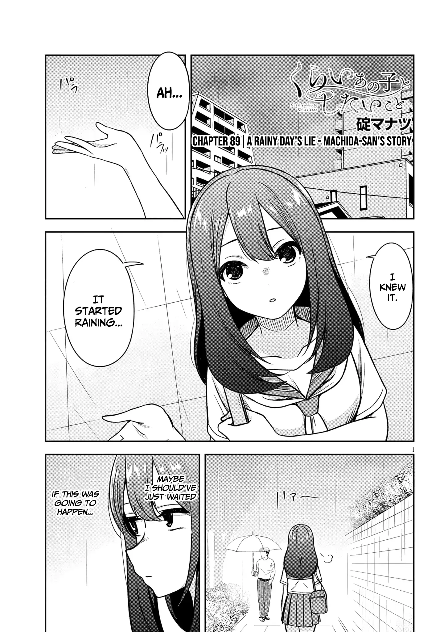 Kurai Anoko to Shitai koto Chapter 89 page 2 - 