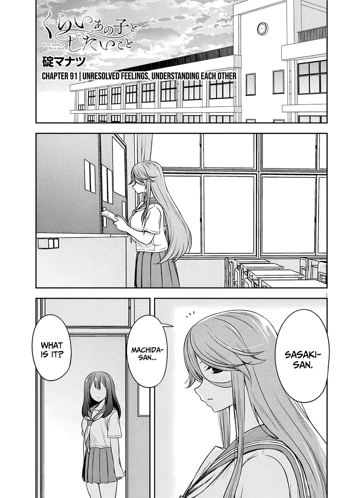 Kurai Anoko to Shitai koto Chapter 91 page 2 - 