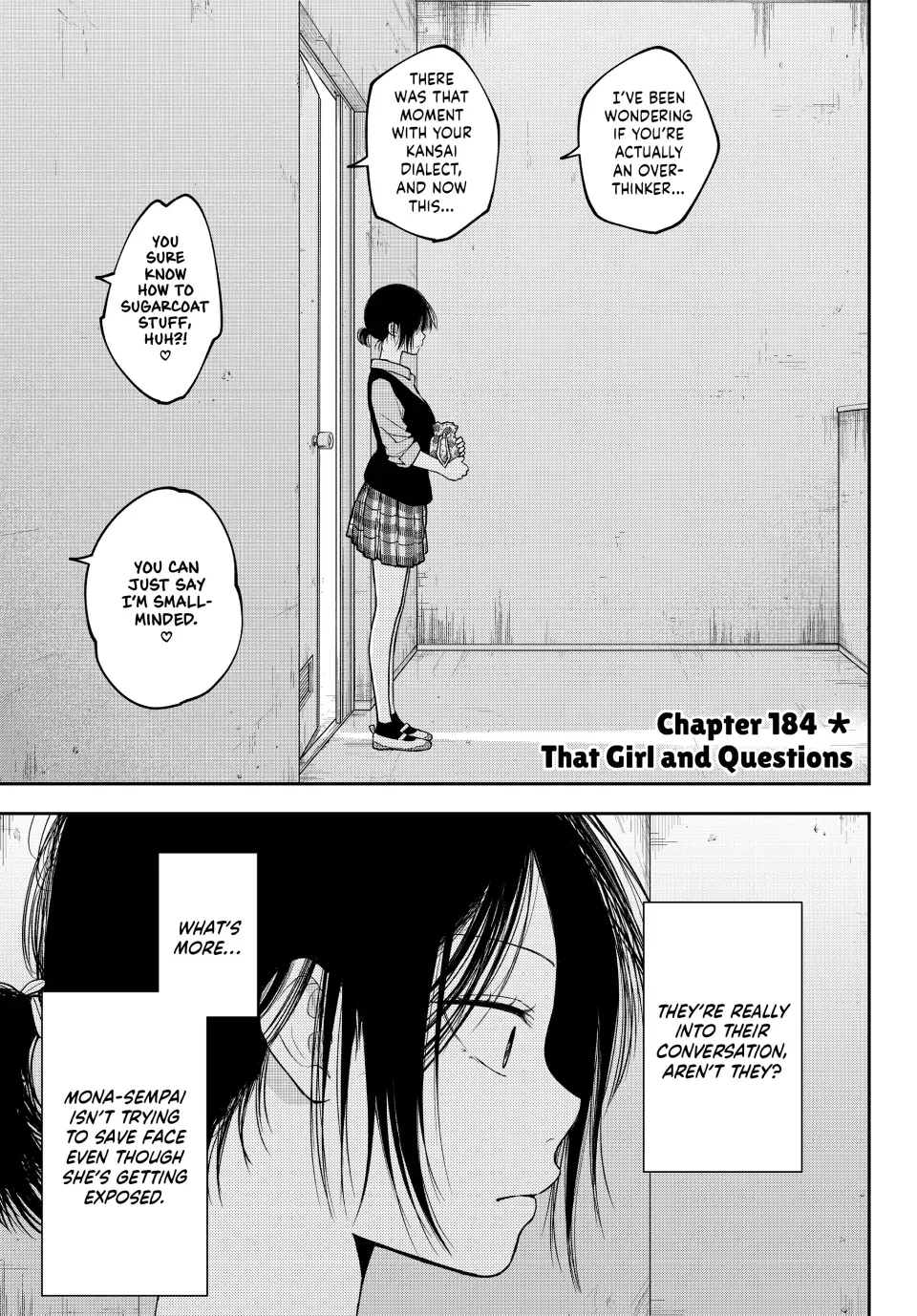 Kuroiwa Medaka ni Watashi no Kawaii ga Tsuujinai Chapter 184 page 2 - 