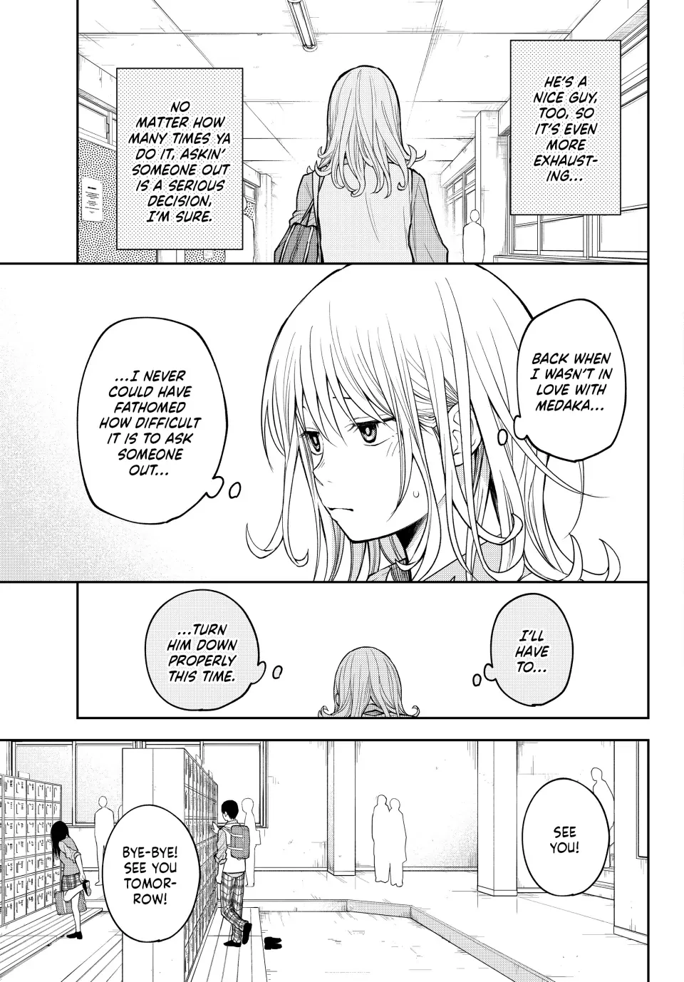 Kuroiwa Medaka ni Watashi no Kawaii ga Tsuujinai Chapter 189 page 4 - 