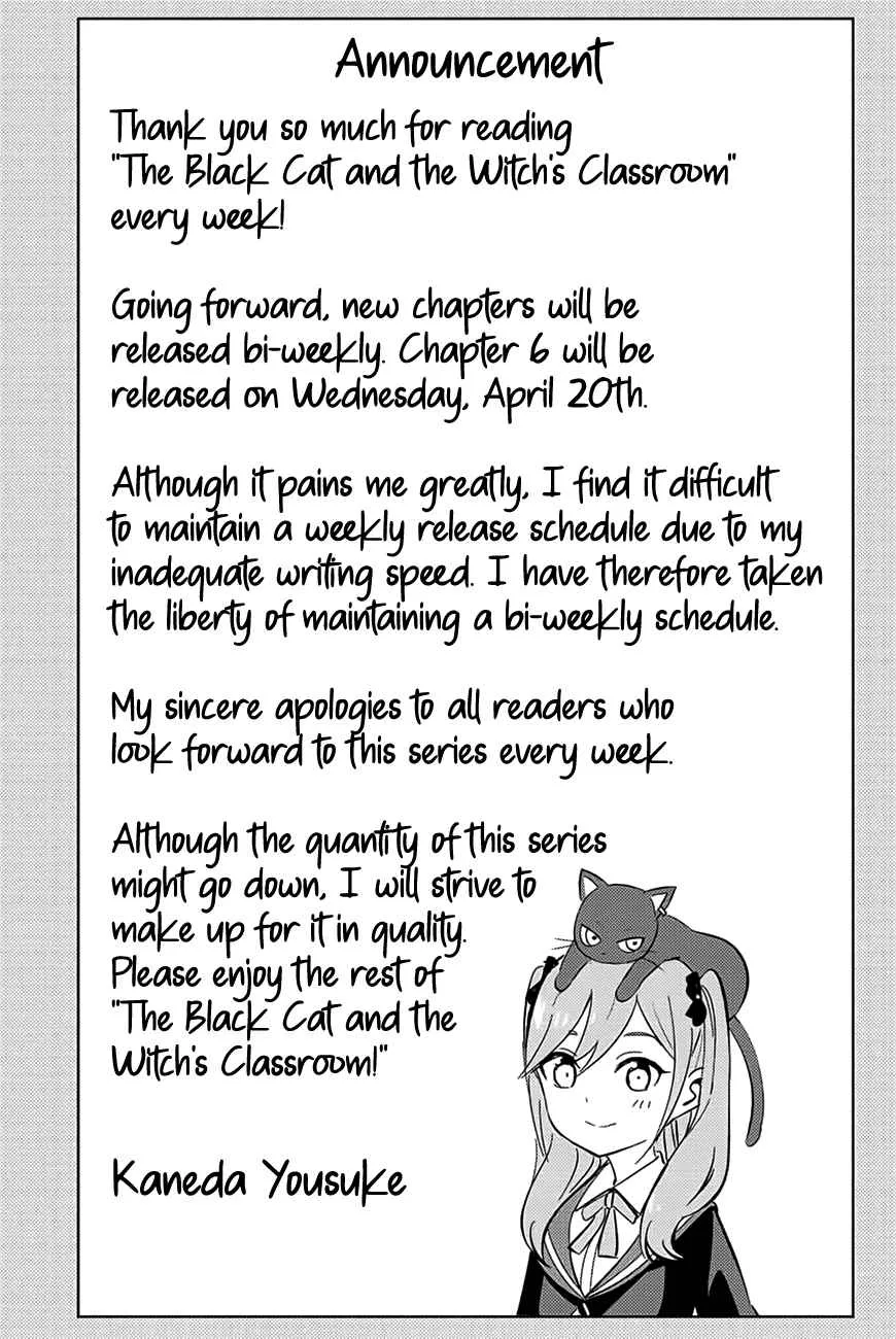 Kuroneko to Majo no Kyoushitsu Chapter 5 page 28 - 
