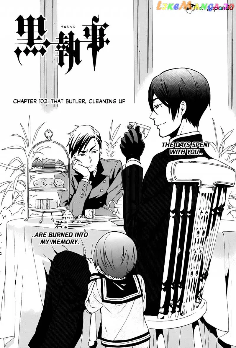 Kuroshitsuji  Manga Chapter 102 page 1 - 