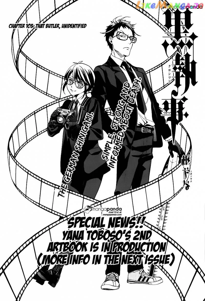 Kuroshitsuji  Manga Chapter 103 page 1 - 