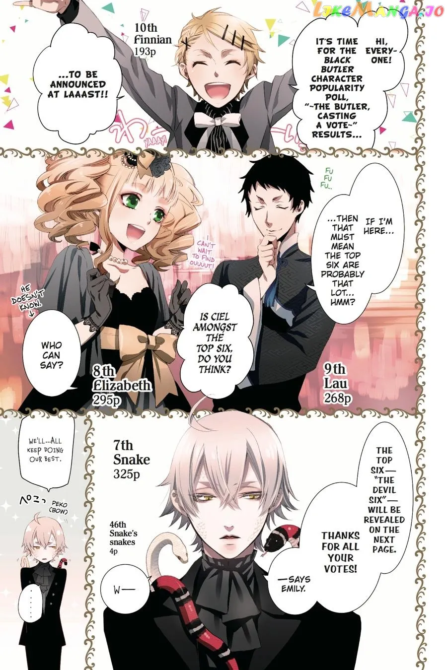 Kuroshitsuji  Manga Chapter 108.5 page 1 - 