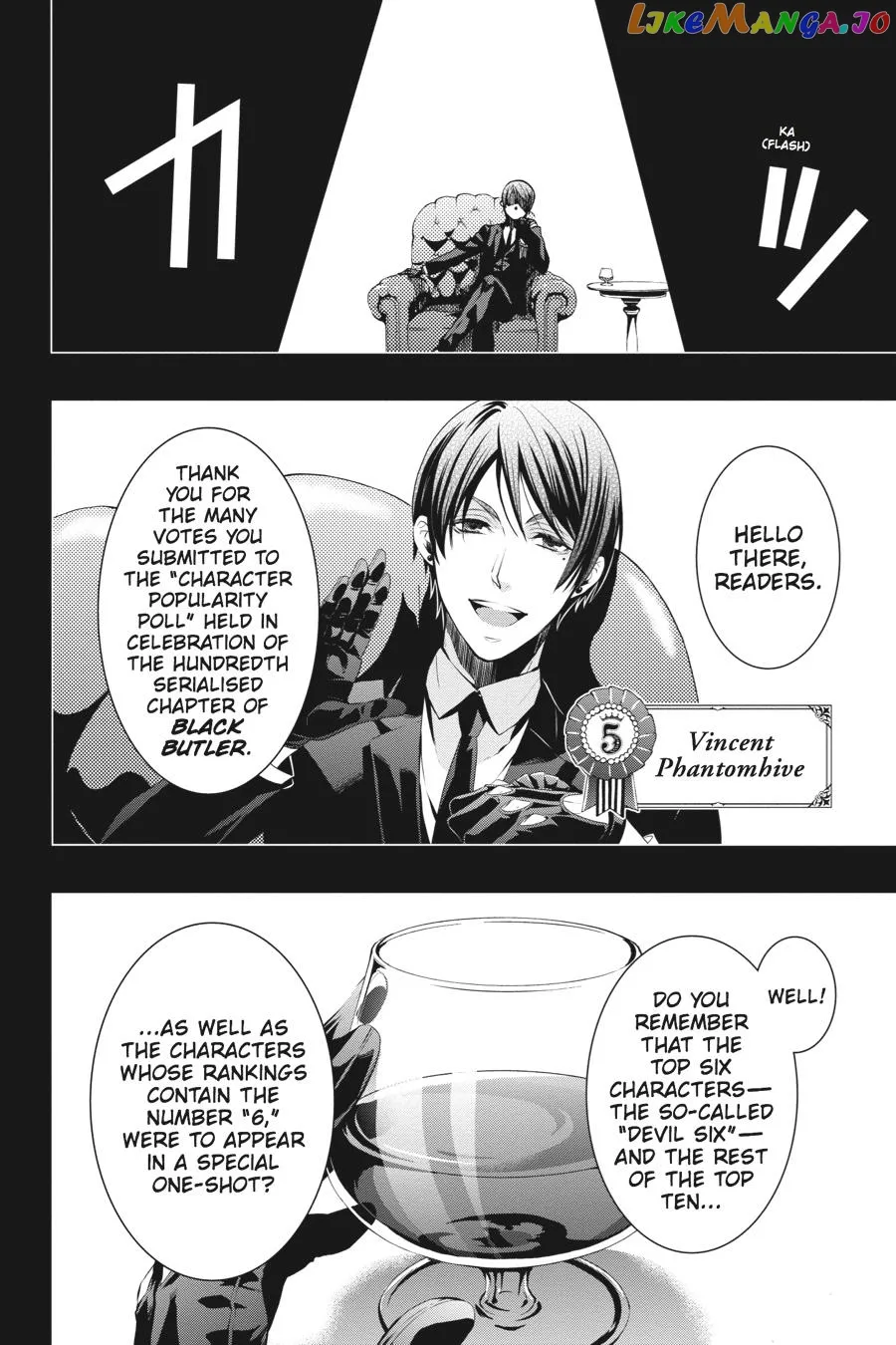 Kuroshitsuji  Manga Chapter 108.5 page 8 - 