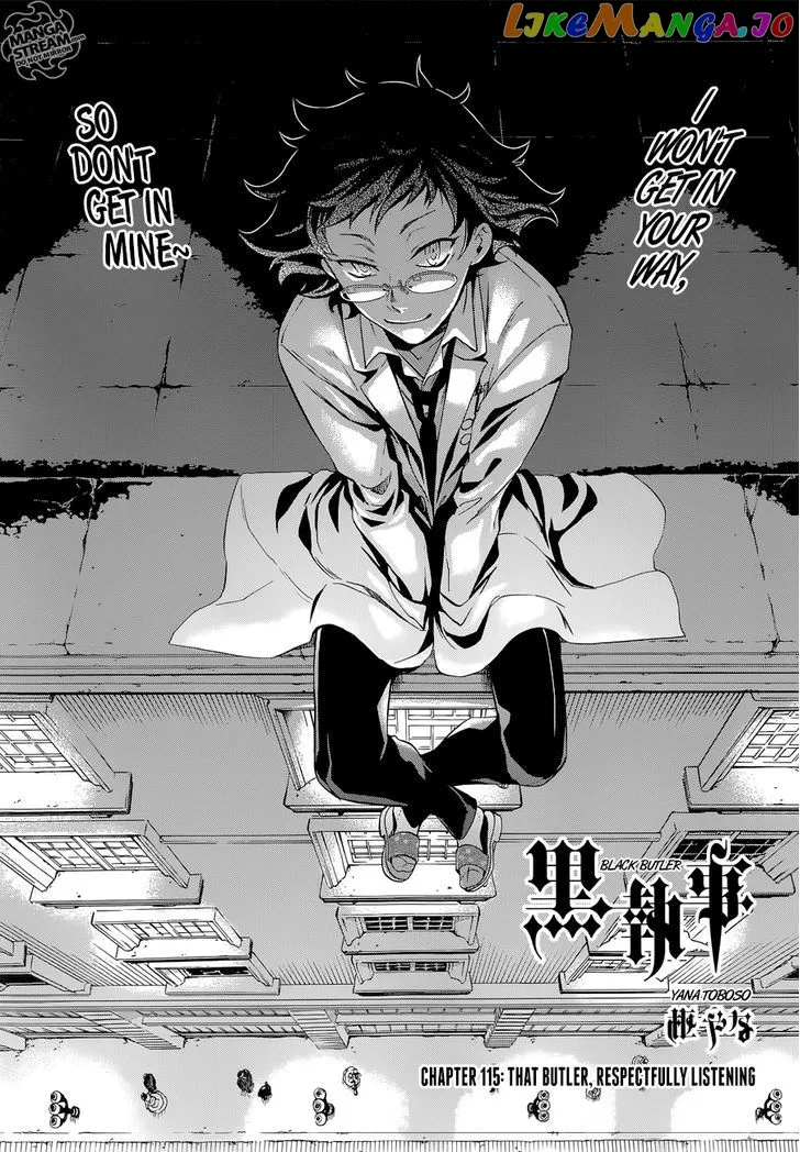 Kuroshitsuji  Manga Chapter 115 page 3 - 