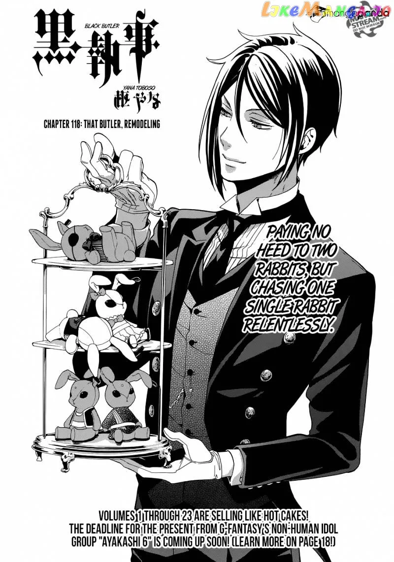 Kuroshitsuji  Manga Chapter 118 page 4 - 