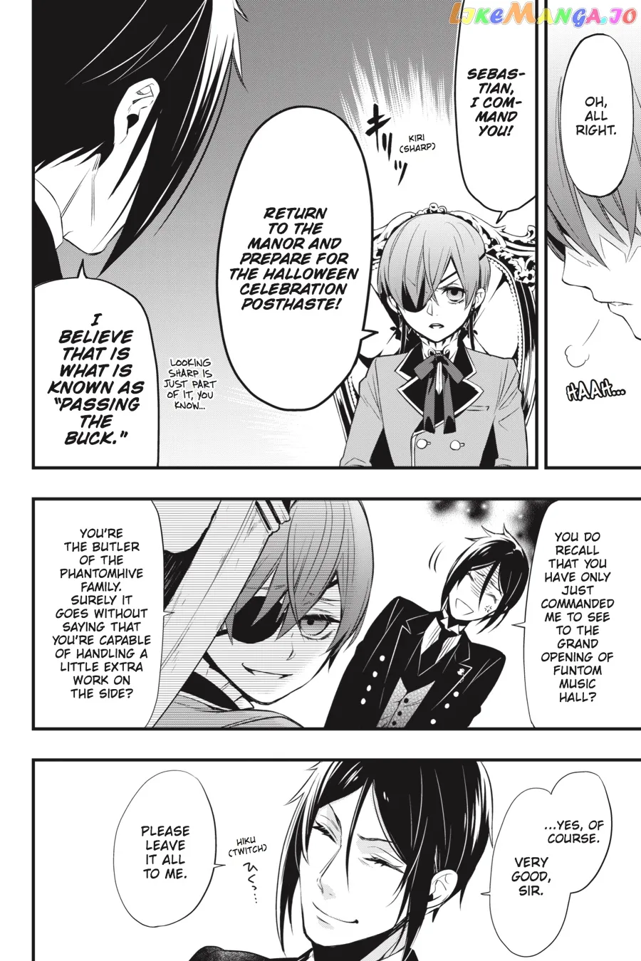 Kuroshitsuji  Manga Chapter 119.5 page 8 - 