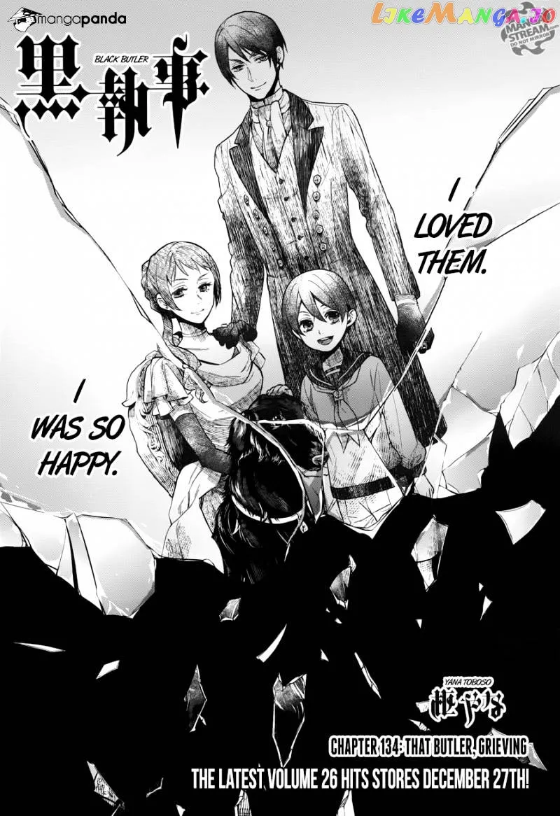 Kuroshitsuji  Manga Chapter 134 page 2 - 