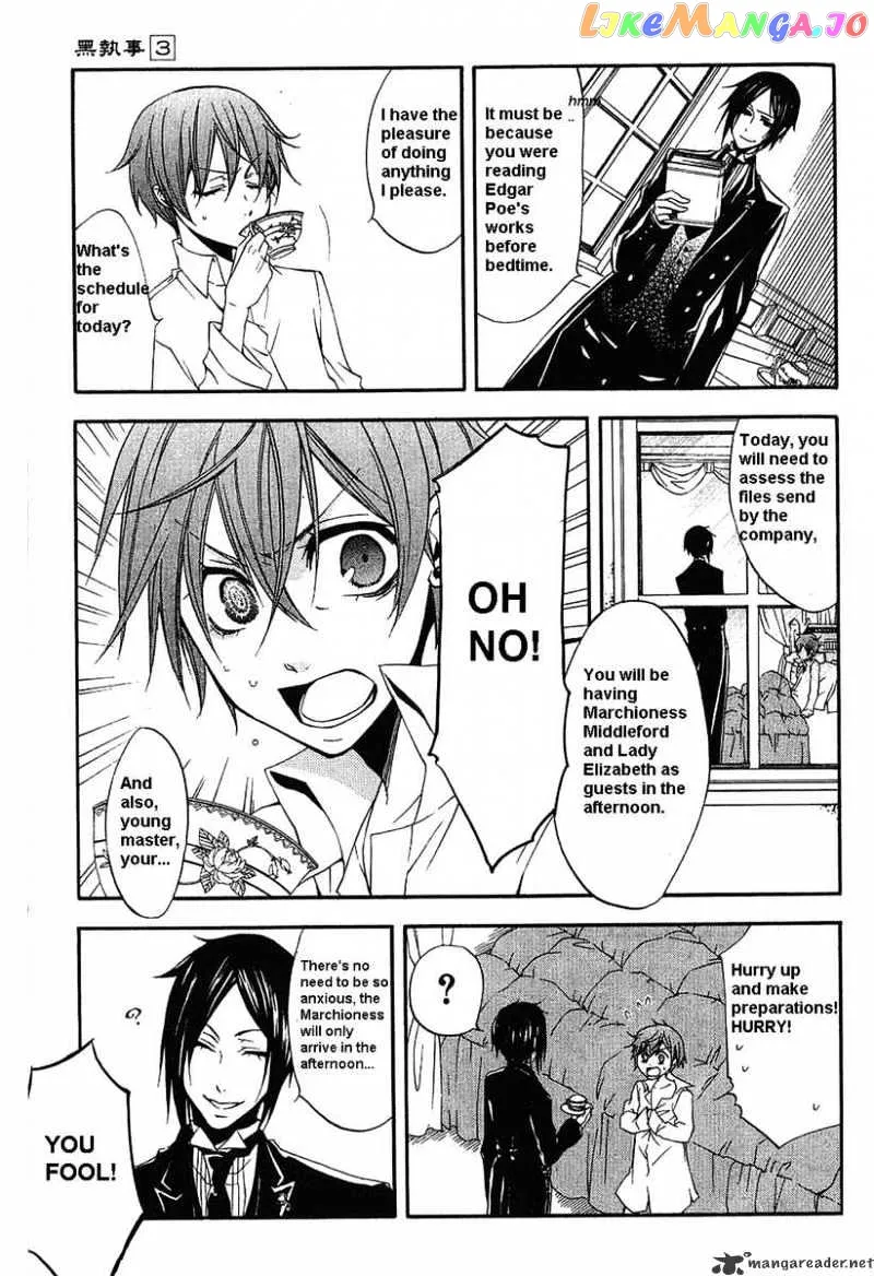 Kuroshitsuji  Manga Chapter 14 page 8 - 