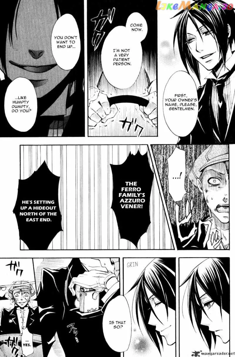 Kuroshitsuji  Manga Chapter 3 page 44 - 