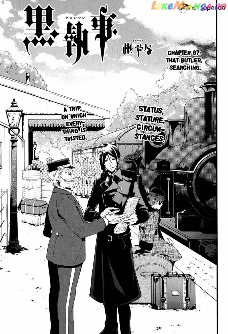 Kuroshitsuji  Manga Chapter 87 page 1 - 