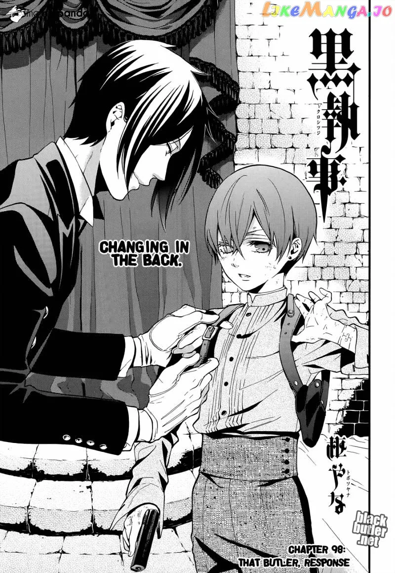 Kuroshitsuji  Manga Chapter 98 page 1 - 