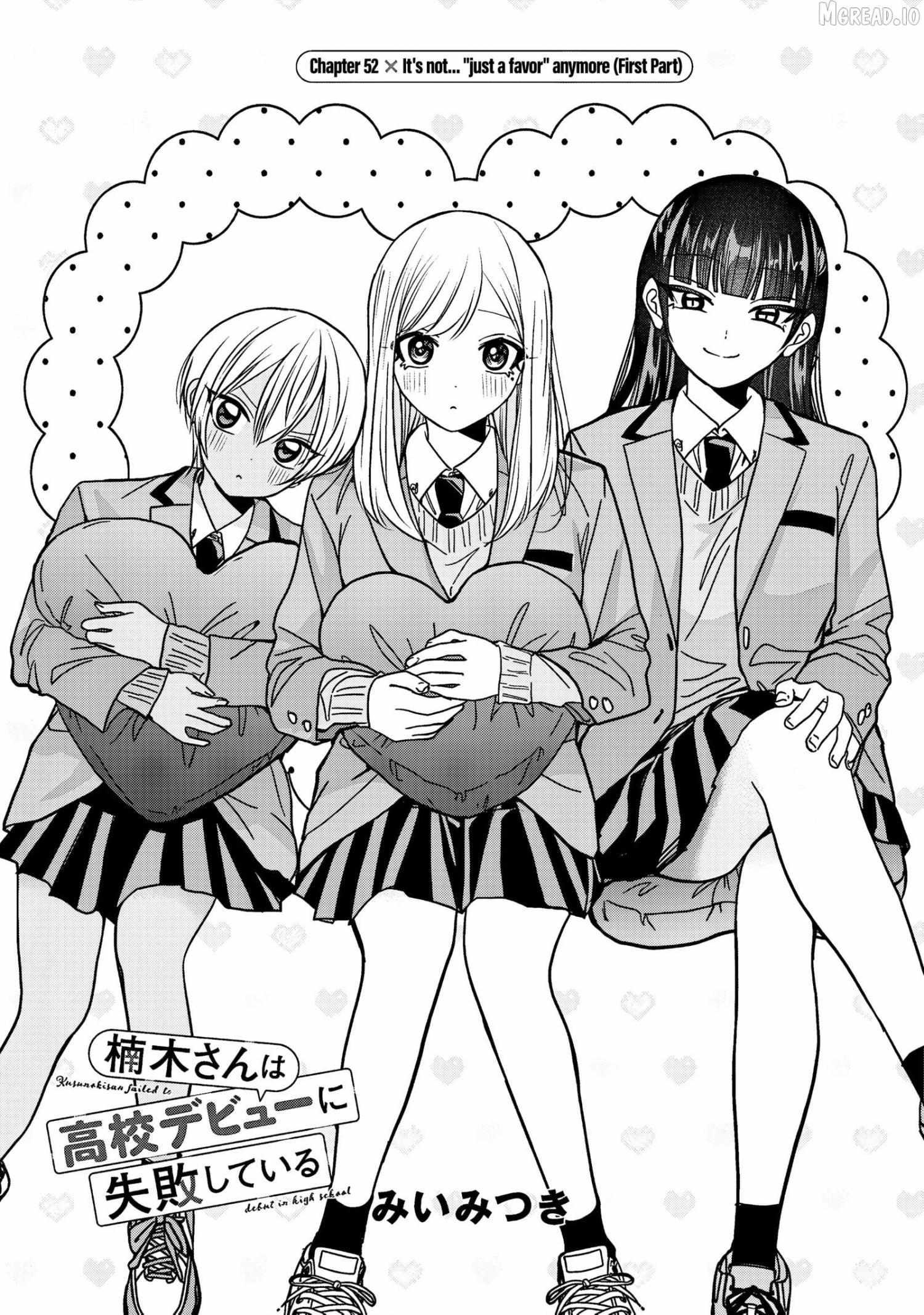 Kusunoki-San Failed To Debut In High School Chapter 52.1 page 1 - 