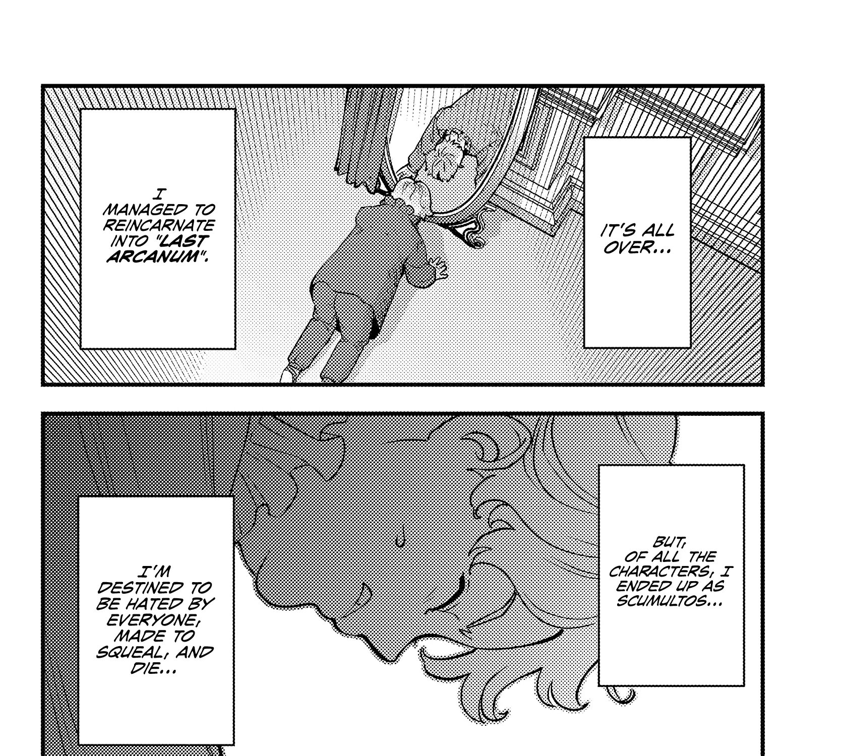 Kuzulesse Oblige: 18-kin Game Sekai no Kuzu Akuyaku ni Tensei Shiteshimatta Ore wa, Gensaku Chishiki no Chikara de Doushite mo Mob Jinsei wo Tsukami Toritai Chapter 1 page 38 - 