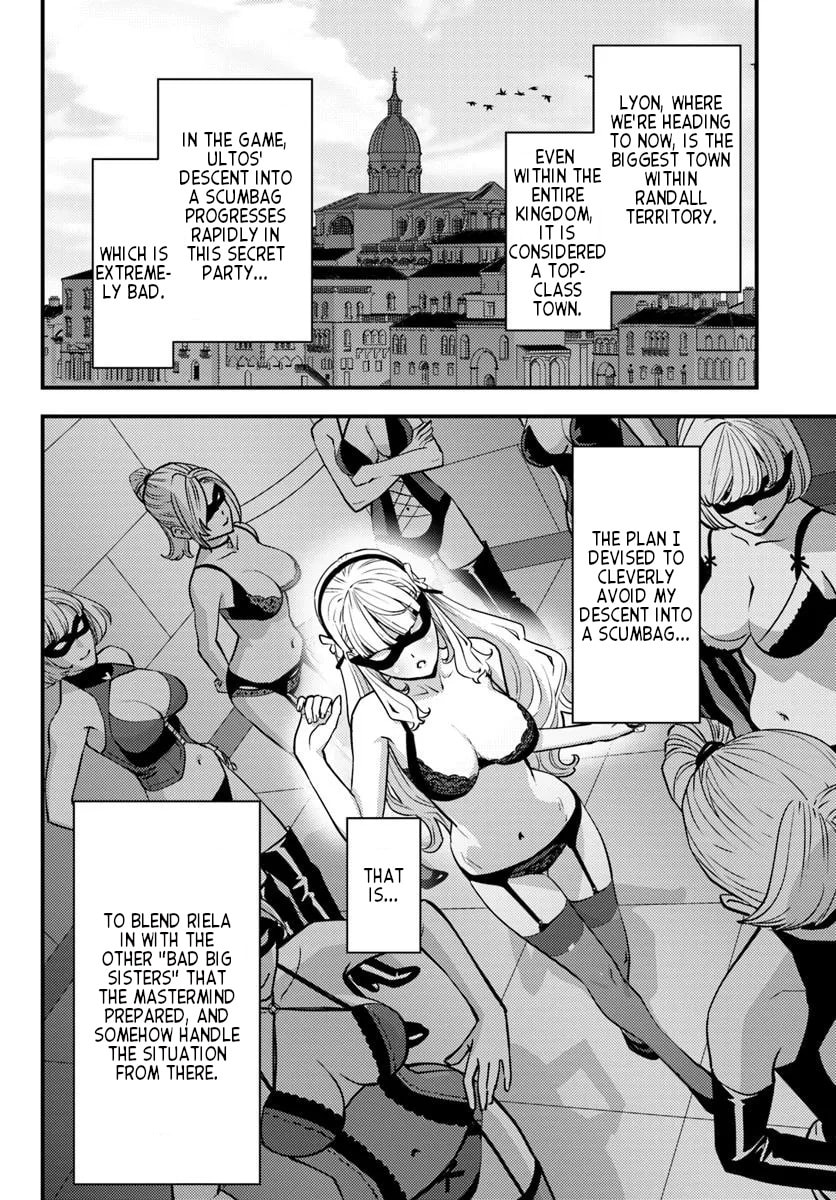 Kuzulesse Oblige: 18-kin Game Sekai no Kuzu Akuyaku ni Tensei Shiteshimatta Ore wa, Gensaku Chishiki no Chikara de Doushite mo Mob Jinsei wo Tsukami Toritai Chapter 8 page 6 - 