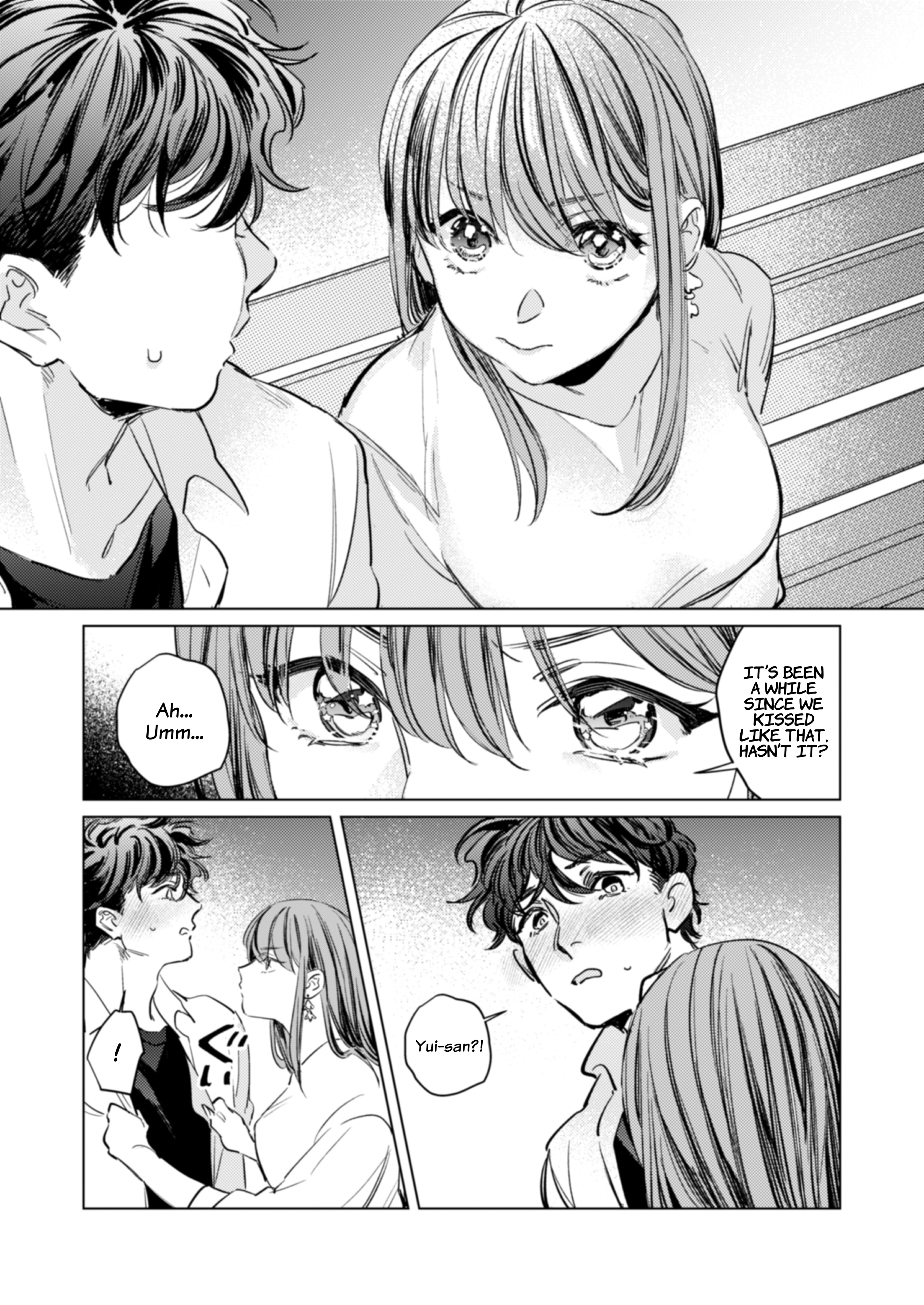 [Kyoku Ama Otto x Honki Haramase Chuu Dashi] Yasashikute Ookii Toshishita Otto to Risei Bukkowashiko Tsukuri Ecchi ga Shitai Chapter 1 page 14 - 