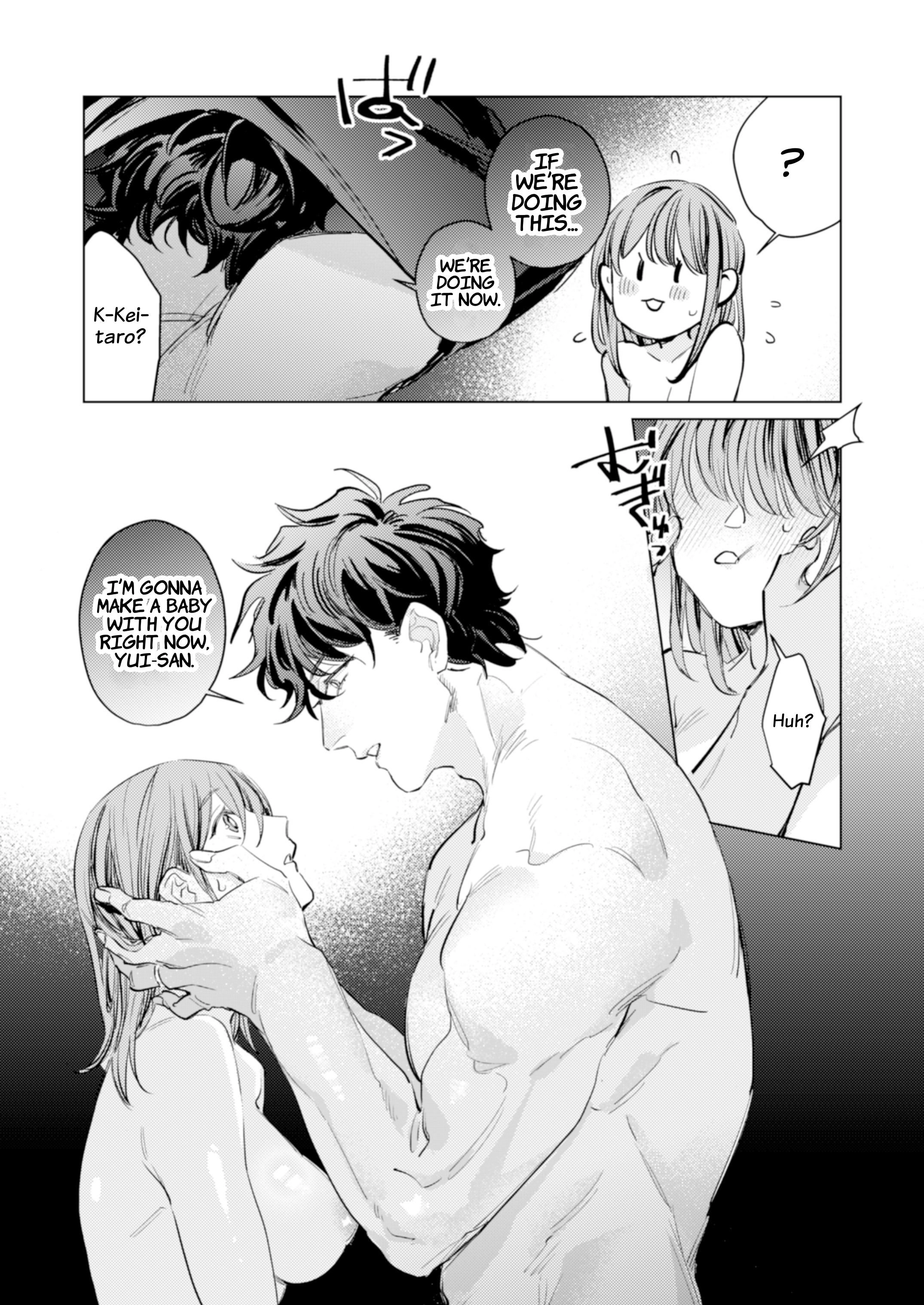 [Kyoku Ama Otto x Honki Haramase Chuu Dashi] Yasashikute Ookii Toshishita Otto to Risei Bukkowashiko Tsukuri Ecchi ga Shitai Chapter 1 page 43 - 