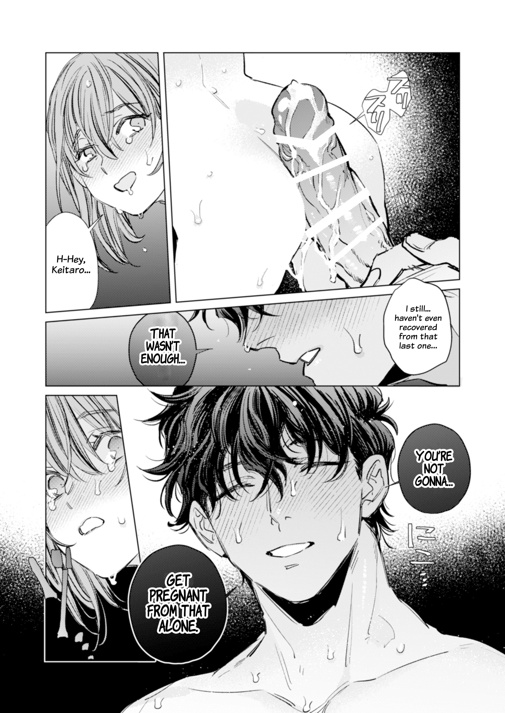 [Kyoku Ama Otto x Honki Haramase Chuu Dashi] Yasashikute Ookii Toshishita Otto to Risei Bukkowashiko Tsukuri Ecchi ga Shitai Chapter 1 page 54 - 