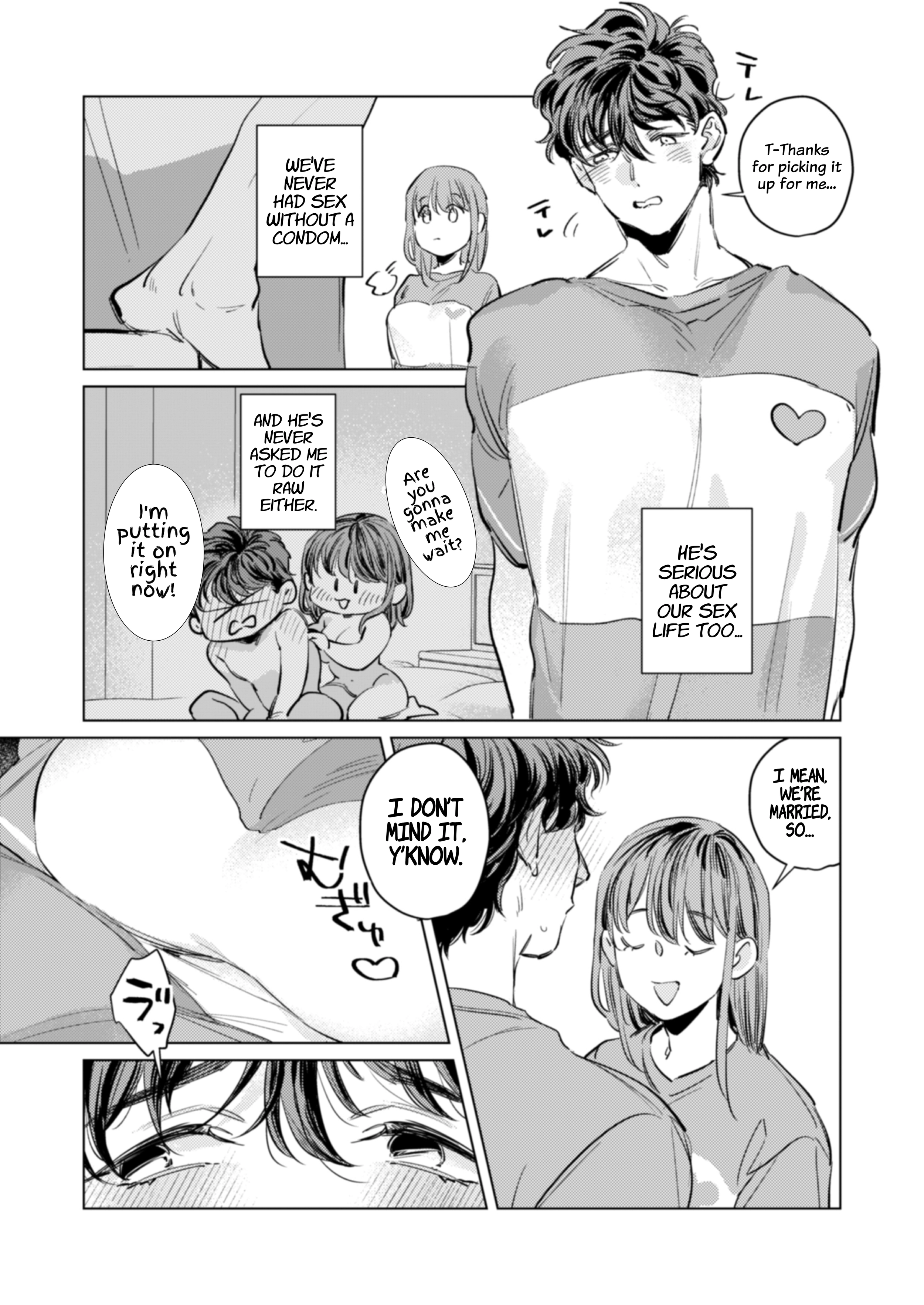 [Kyoku Ama Otto x Honki Haramase Chuu Dashi] Yasashikute Ookii Toshishita Otto to Risei Bukkowashiko Tsukuri Ecchi ga Shitai Chapter 1 page 7 - 
