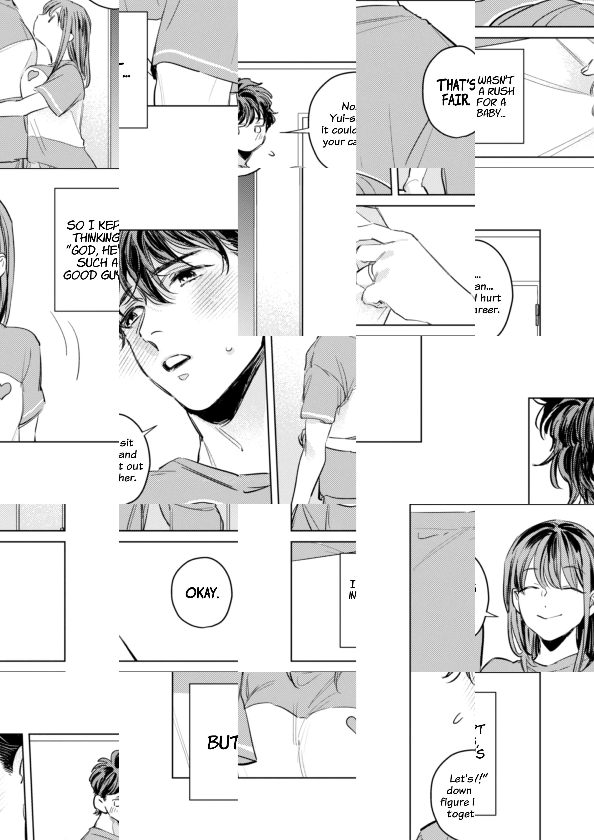 [Kyoku Ama Otto x Honki Haramase Chuu Dashi] Yasashikute Ookii Toshishita Otto to Risei Bukkowashiko Tsukuri Ecchi ga Shitai Chapter 1 page 8 - 