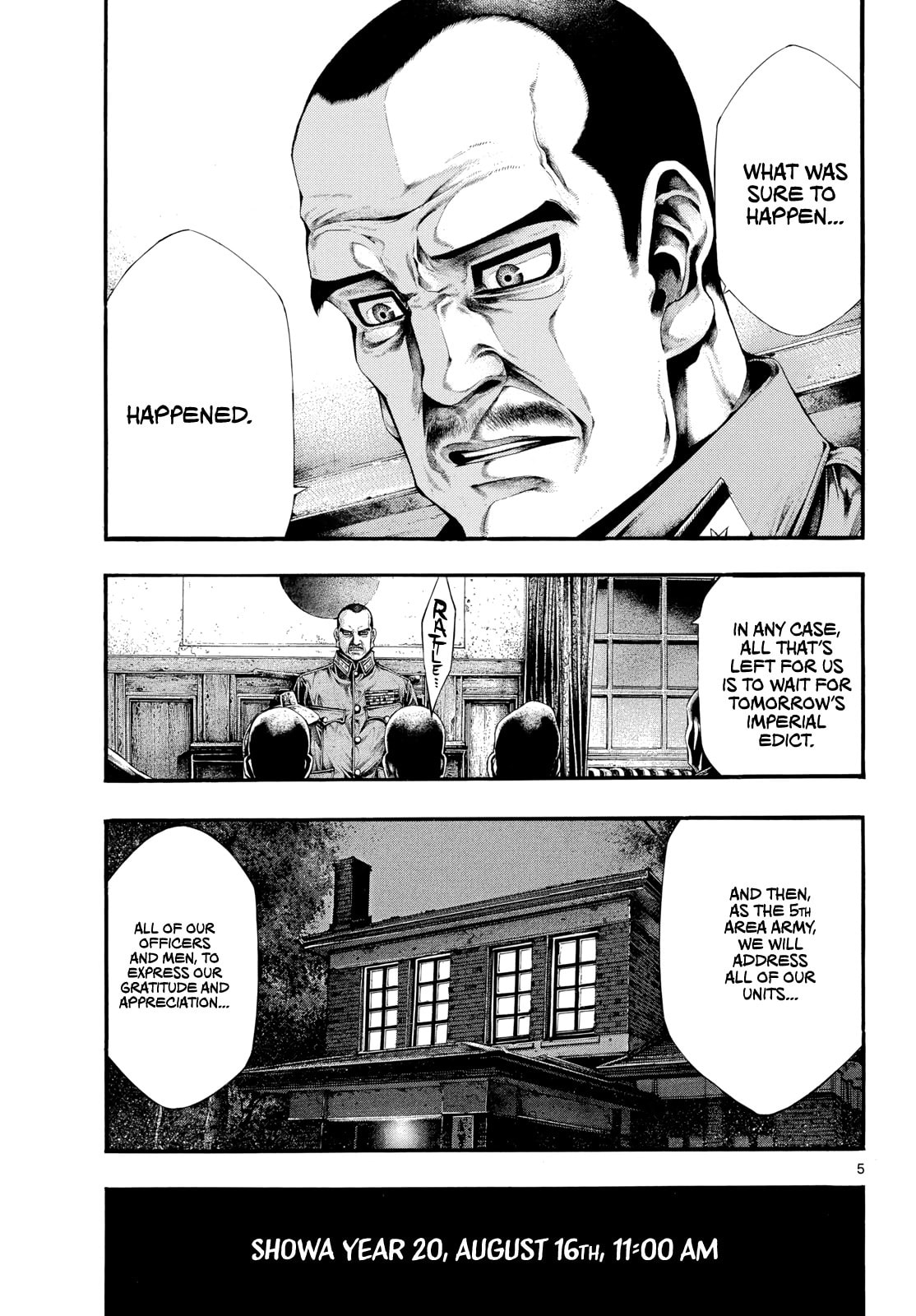 Kyokuhoku no Geroi: 8-gatsu 17-nichi no Kaisen Chapter 10 page 5 - 