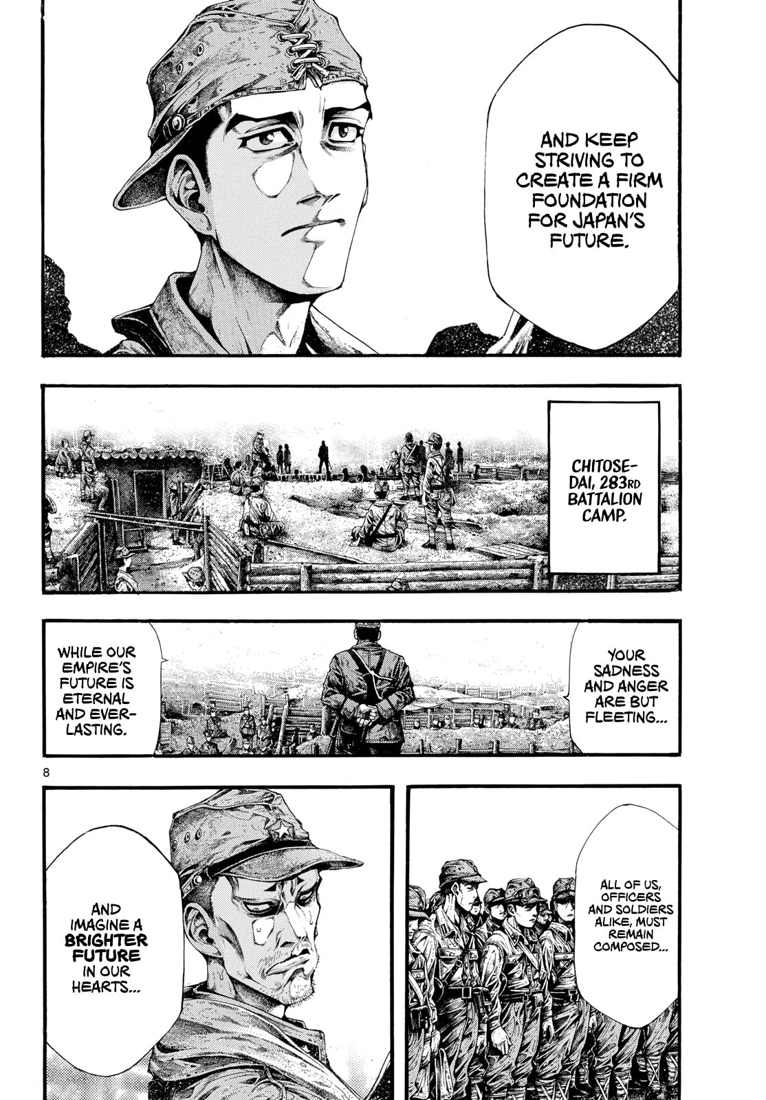 Kyokuhoku no Geroi: 8-gatsu 17-nichi no Kaisen Chapter 10 page 8 - 