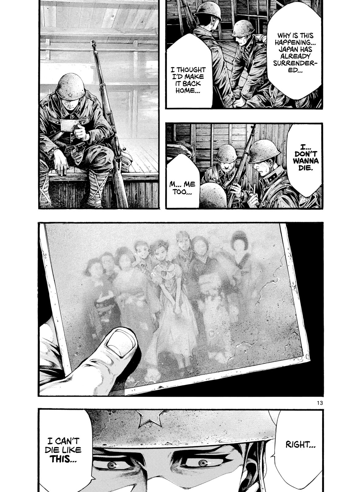 Kyokuhoku no Geroi: 8-gatsu 17-nichi no Kaisen Chapter 11 page 12 - 