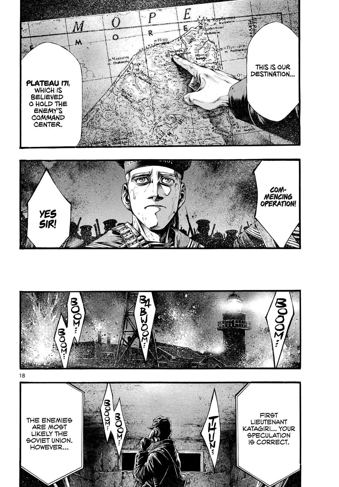 Kyokuhoku no Geroi: 8-gatsu 17-nichi no Kaisen Chapter 12 page 18 - 