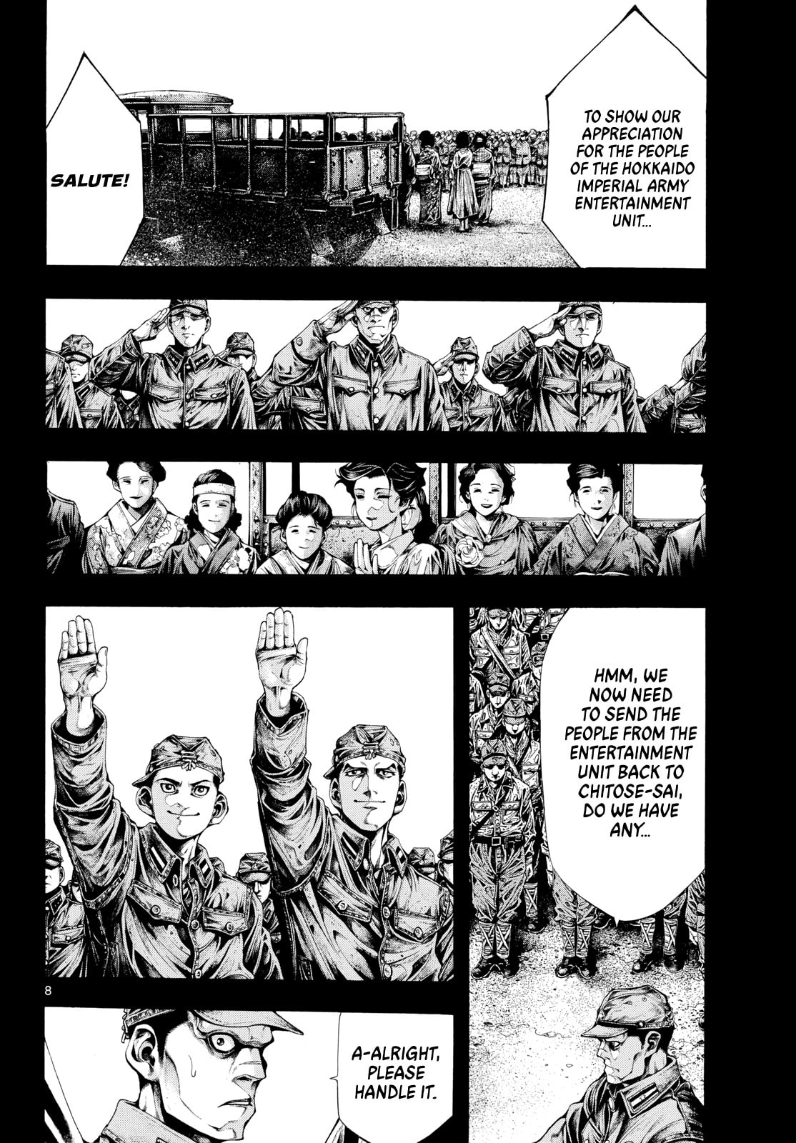Kyokuhoku no Geroi: 8-gatsu 17-nichi no Kaisen Chapter 12 page 8 - 