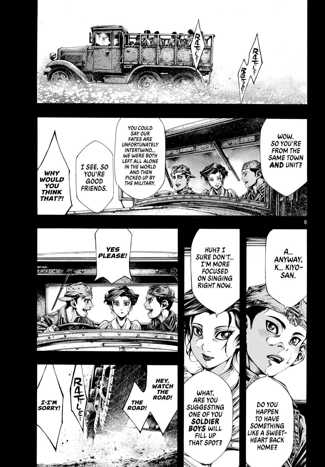 Kyokuhoku no Geroi: 8-gatsu 17-nichi no Kaisen Chapter 12 page 9 - 