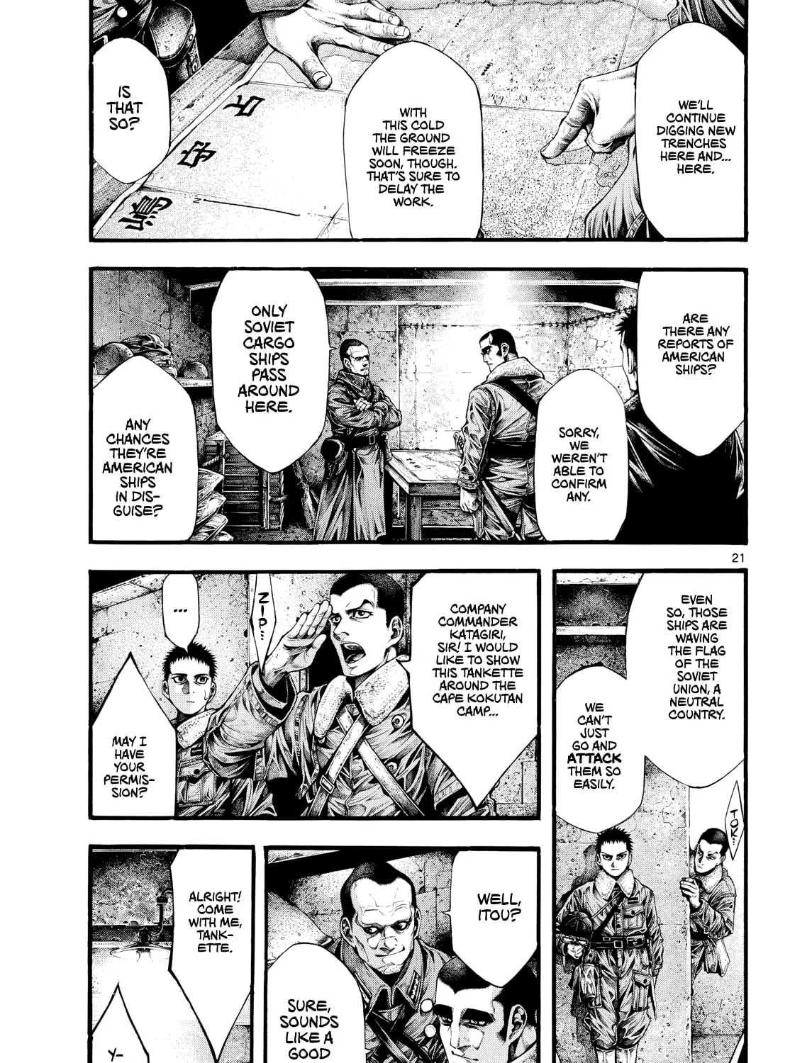 Kyokuhoku no Geroi: 8-gatsu 17-nichi no Kaisen Chapter 3 page 39 - 
