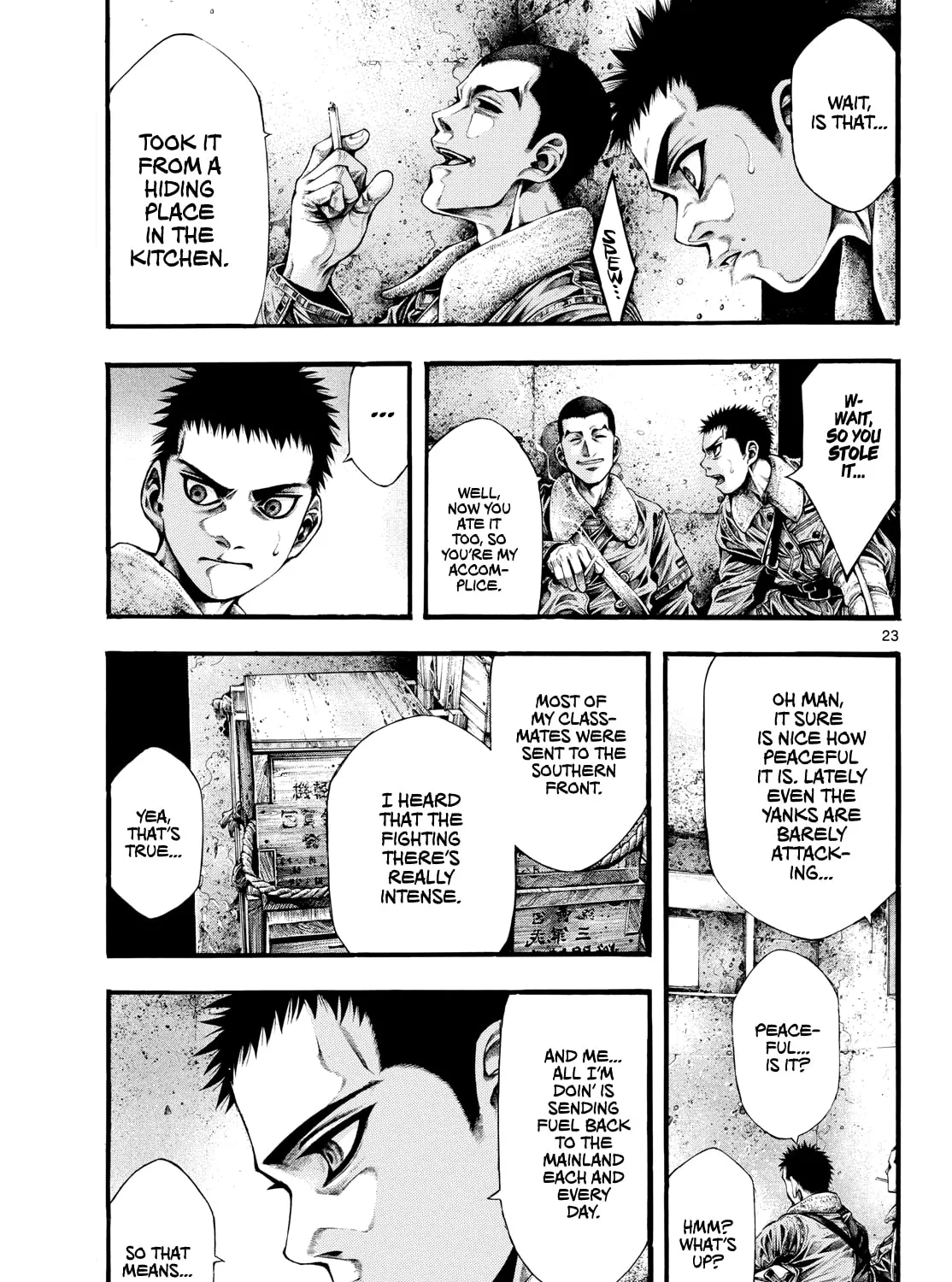 Kyokuhoku no Geroi: 8-gatsu 17-nichi no Kaisen Chapter 3 page 43 - 