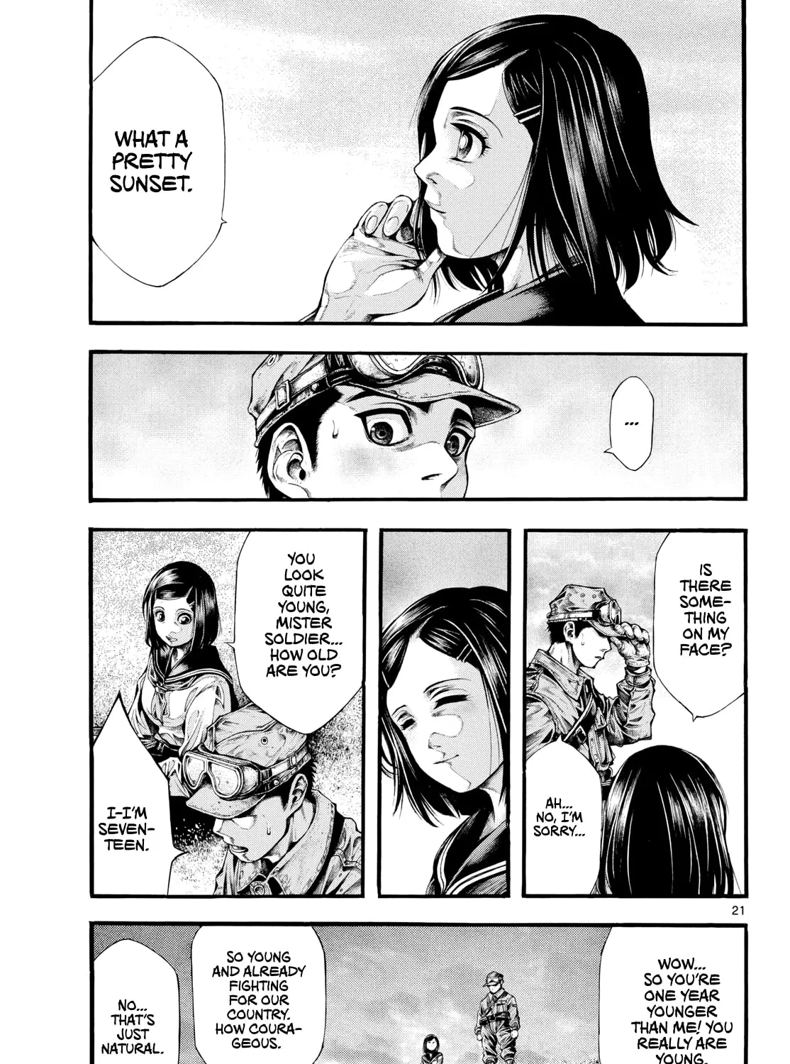 Kyokuhoku no Geroi: 8-gatsu 17-nichi no Kaisen Chapter 4 page 39 - 