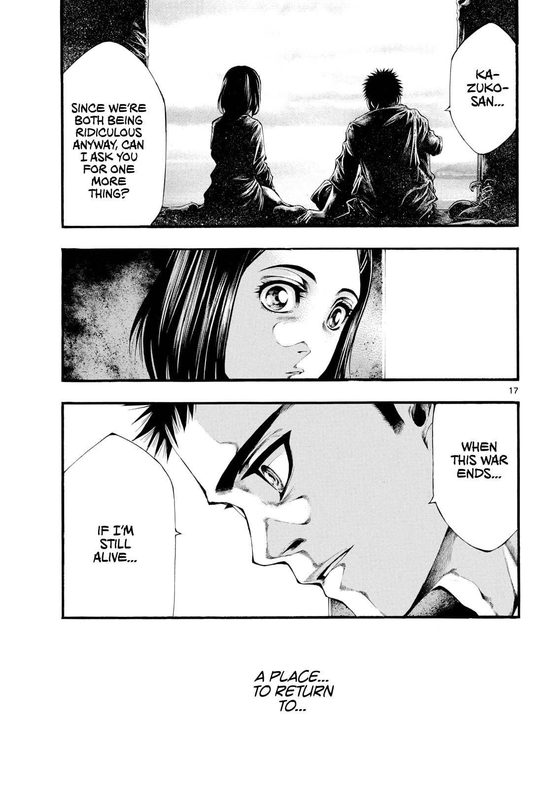 Kyokuhoku no Geroi: 8-gatsu 17-nichi no Kaisen Chapter 7 page 17 - 