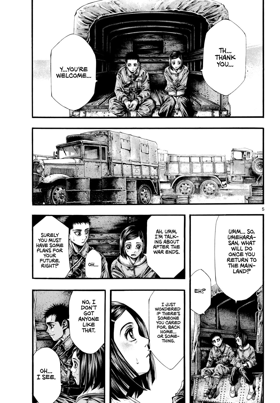 Kyokuhoku no Geroi: 8-gatsu 17-nichi no Kaisen Chapter 7 page 5 - 