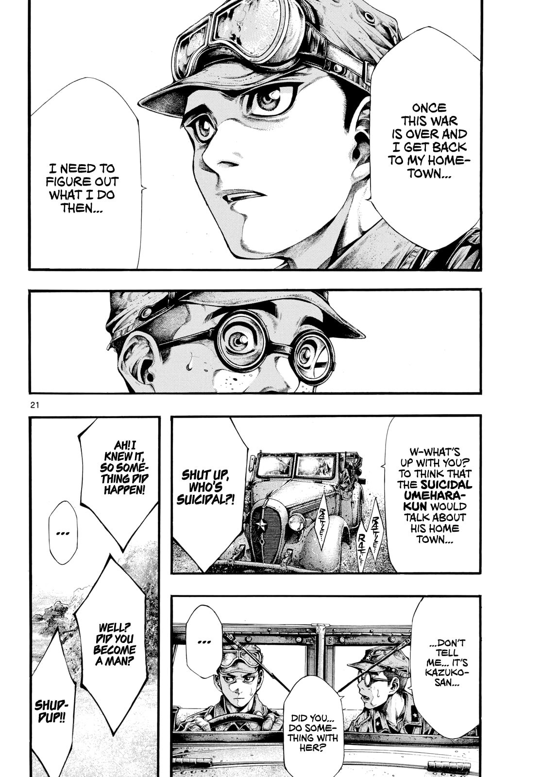 Kyokuhoku no Geroi: 8-gatsu 17-nichi no Kaisen Chapter 8 page 21 - 