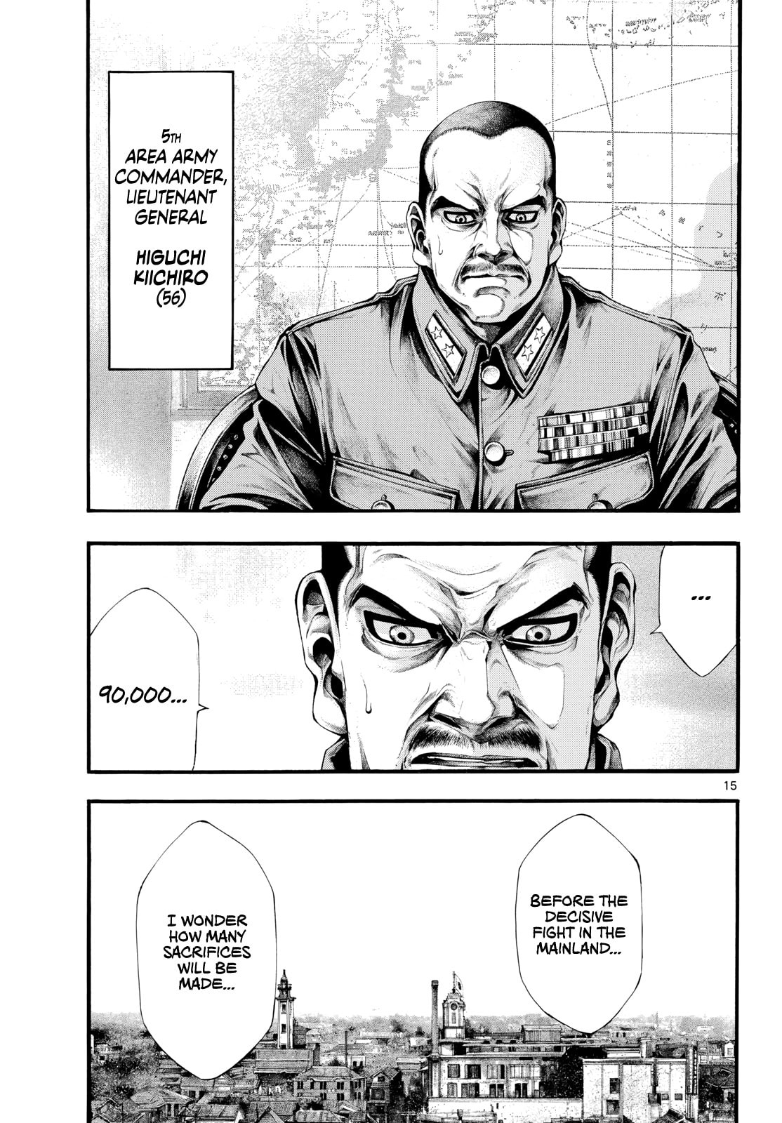 Kyokuhoku no Geroi: 8-gatsu 17-nichi no Kaisen Chapter 9 page 14 - 