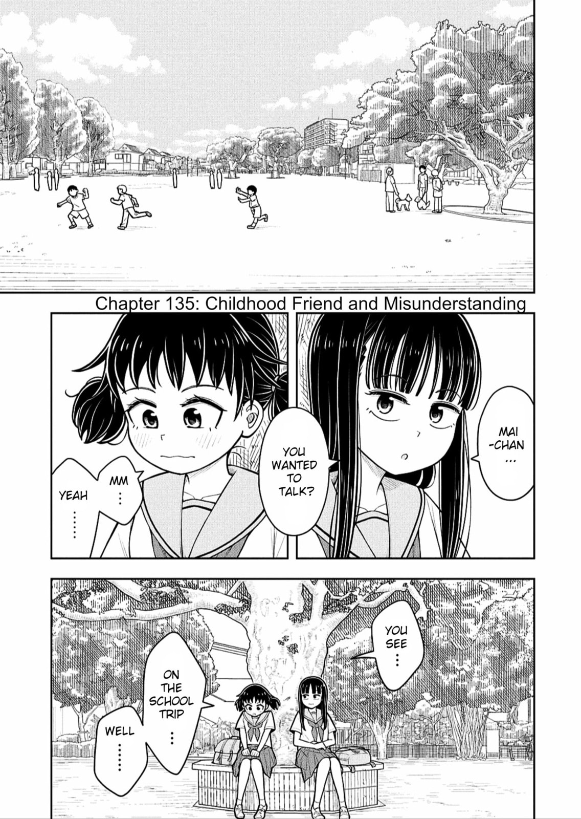 Kyou kara Hajimeru Osananajimi Chapter 135 page 1 - 