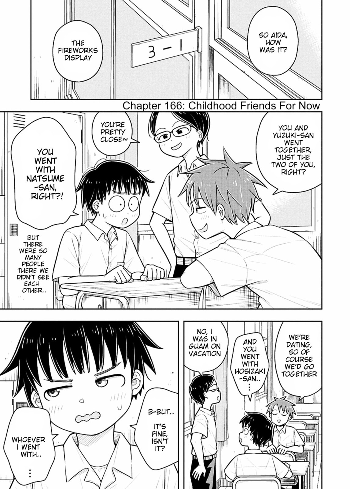Kyou kara Hajimeru Osananajimi Chapter 166 page 1 - 