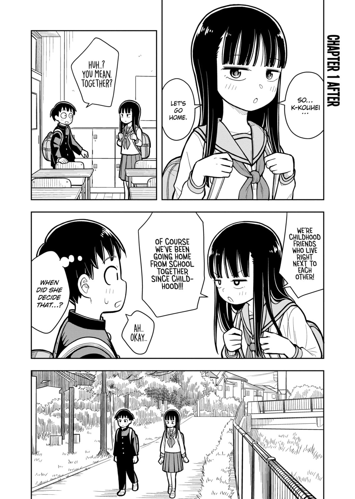 Kyou kara Hajimeru Osananajimi Chapter 9.5 page 1 - 