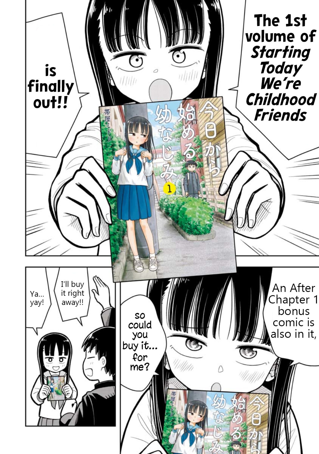 Kyou kara Hajimeru Osananajimi Chapter 9.6 page 2 - 