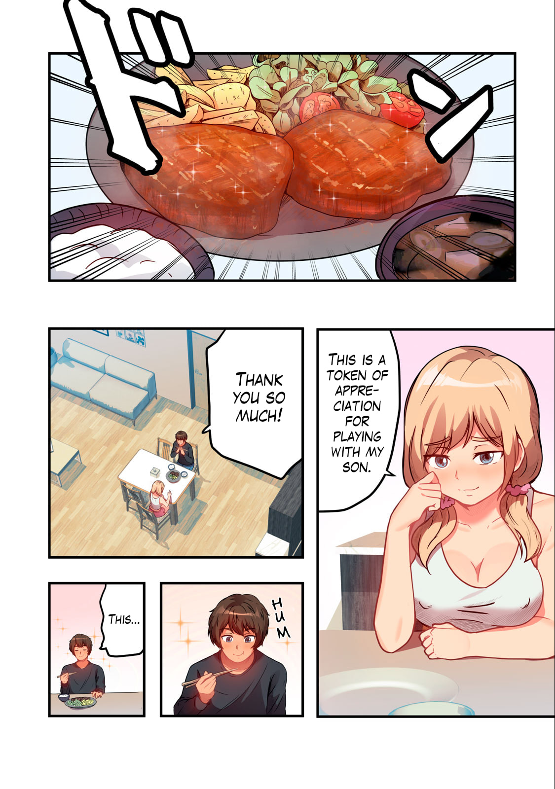 Kyou kara, Hitozumansion ni Nyuukyo shimasu. Chapter 3.1 page 4 - 