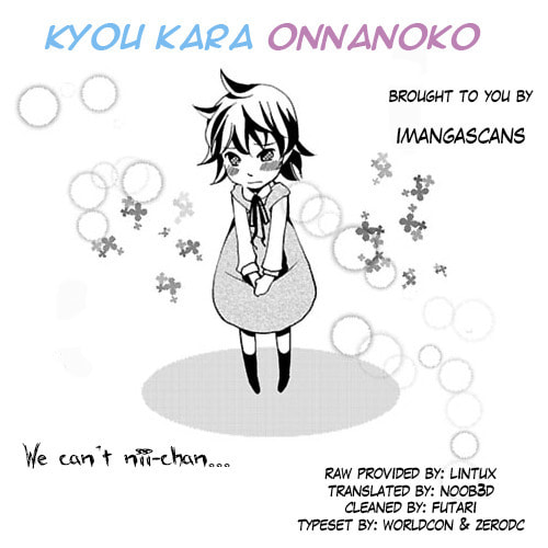 Kyou Kara Onnanoko Chapter 0 page 37 - 